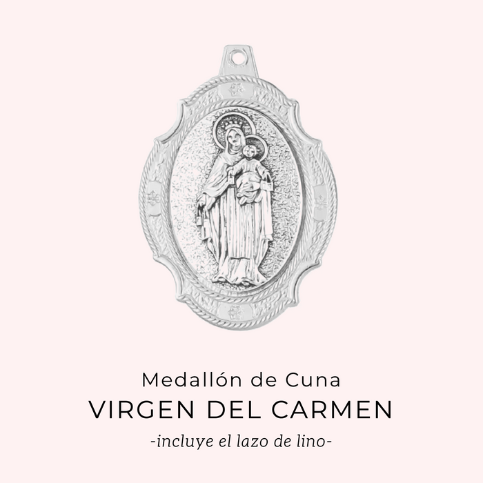 Medallón de cuna - VIRGEN DEL CARMEN