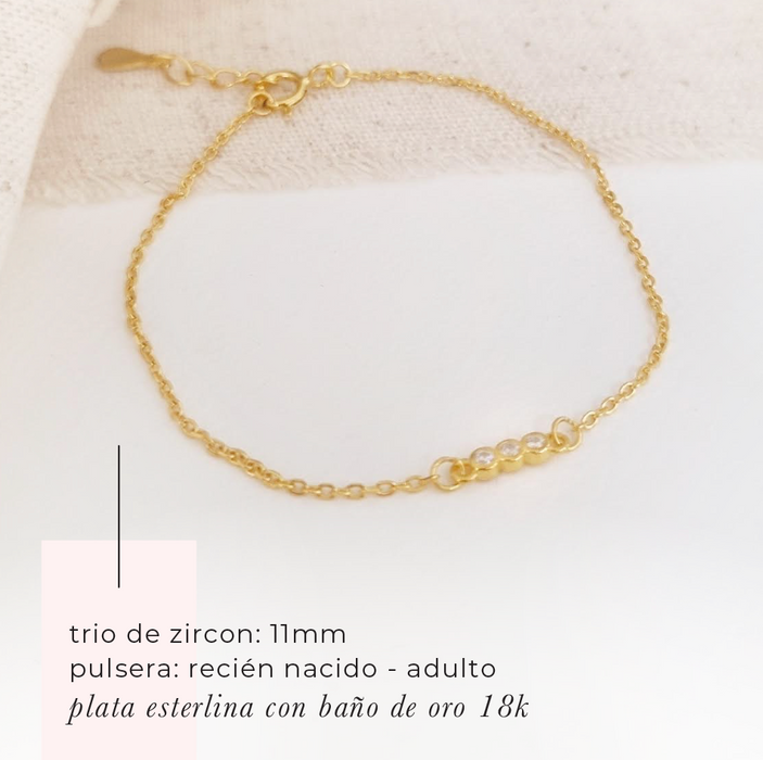 NEW IN! sparkle trio bracelet 925 - desde $39