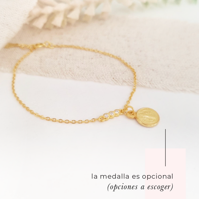NEW IN! sparkle trio bracelet 925 - desde $39