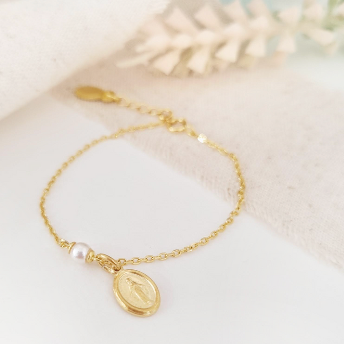 NEW IN! single pearl bracelet 925 - desde $39
