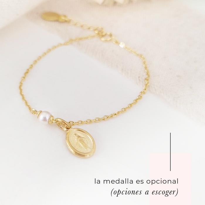 NEW IN! single pearl bracelet 925 - desde $39