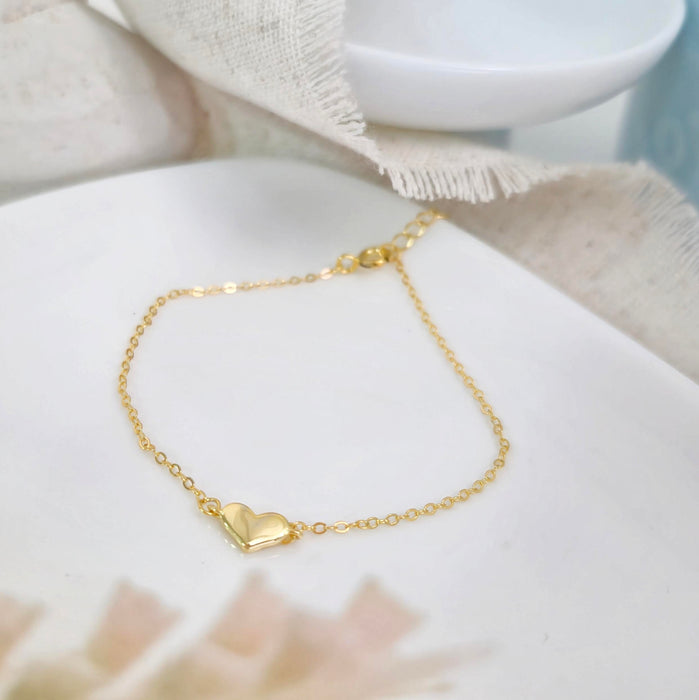 pulsera de corazoncito - plata 925 -WS-
