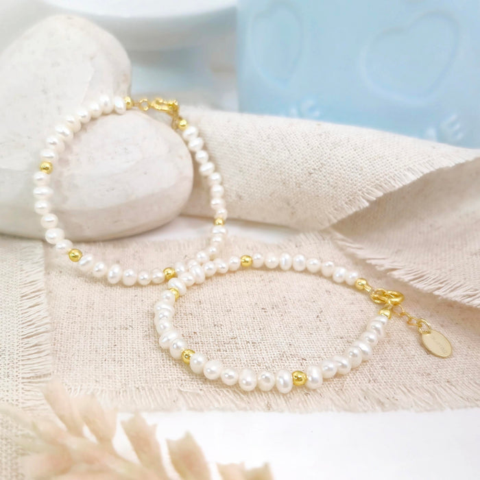 pulsera de perlas - plata 925 -WS-