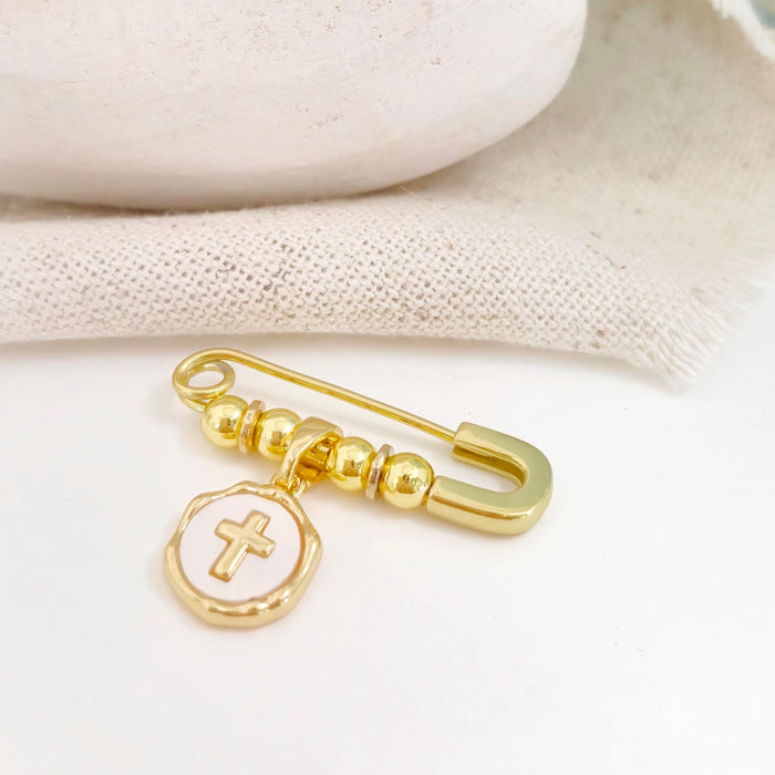 baby pin 925 personalizable - cruz redonda -WS-