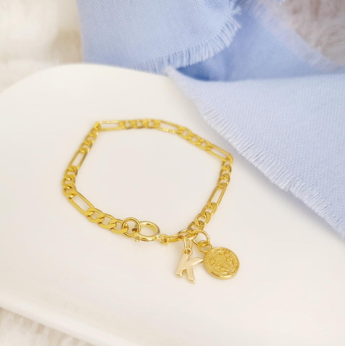 Esclavita bracelet 925 gold 2  - escoge los charms - desde $38