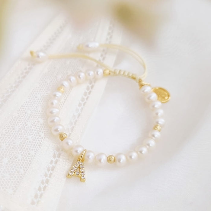 blessing bracelet 925 - perlas - desde $54