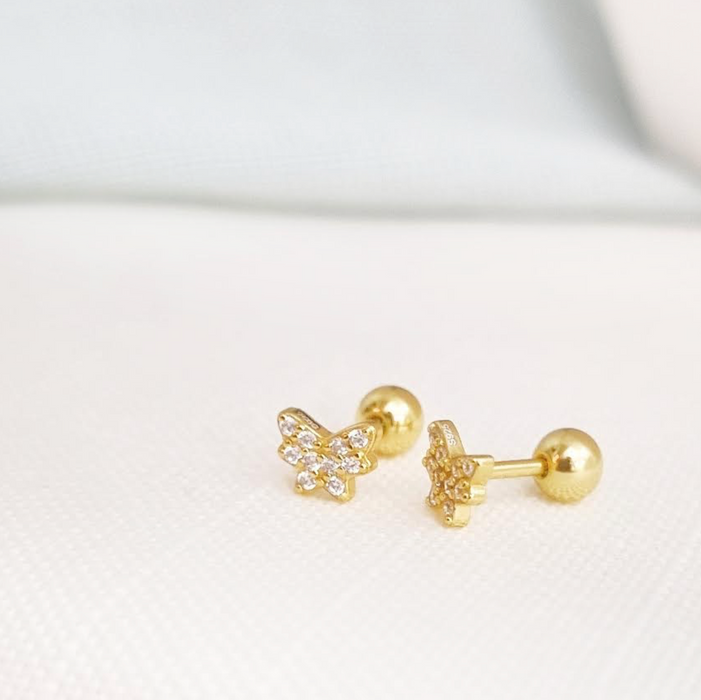 BUTTERFLY III stud earrings 925