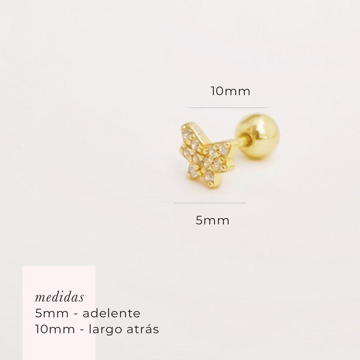 BUTTERFLY III stud earrings 925