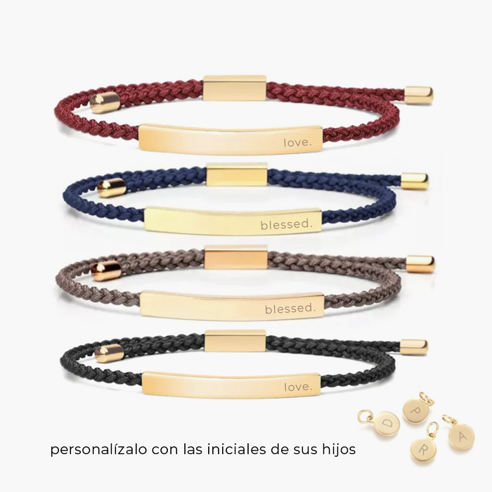 the grateful bracelet - personalízalas con las iniciales