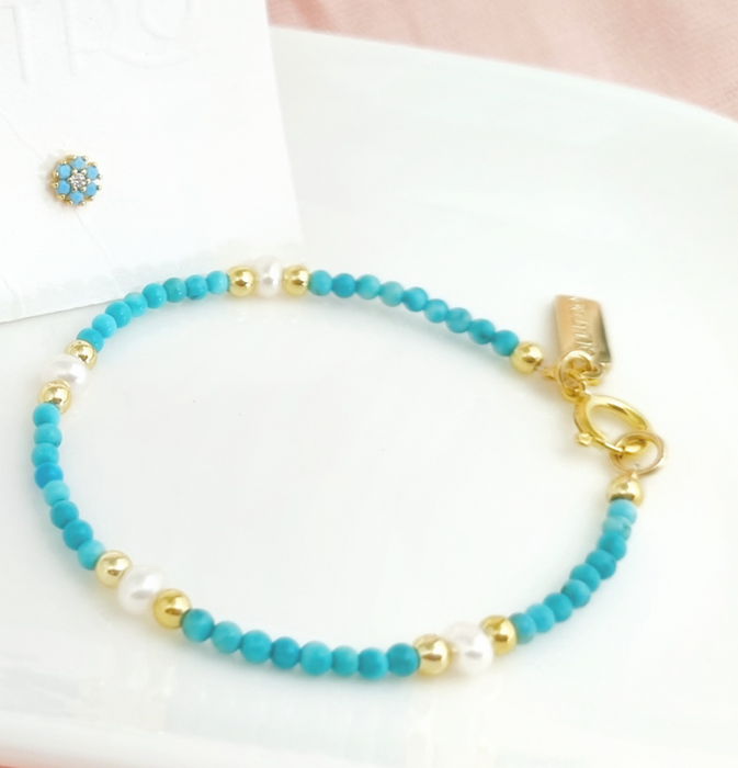 Turquoise 2 bracelet 925 - personalízala - desde $54