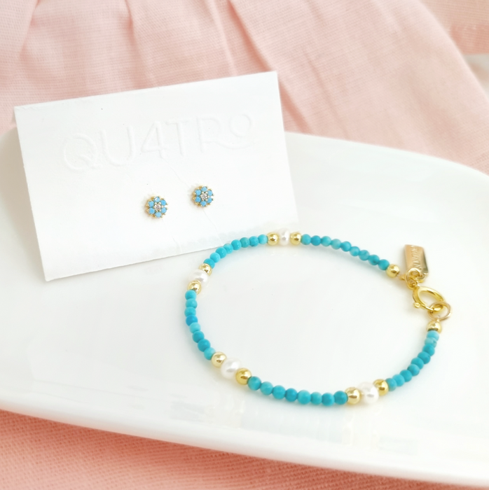 Turquoise 2 bracelet 925 - personalízala - desde $54