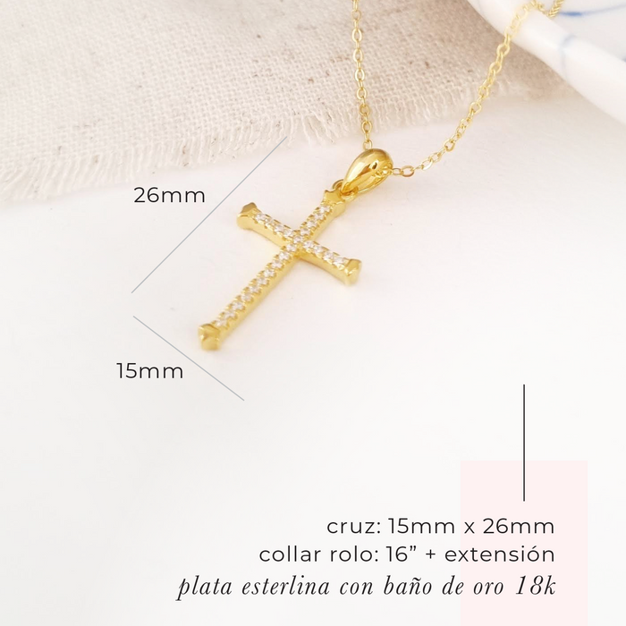 NEW IN! The cross 7 necklace 925