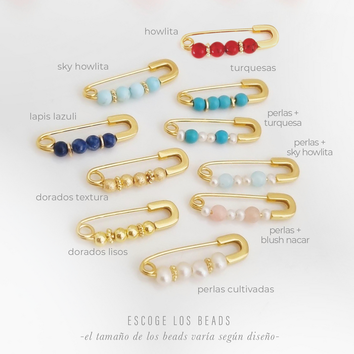 baby pin 925 personalizable - guadalupe nacar + letra + cruz