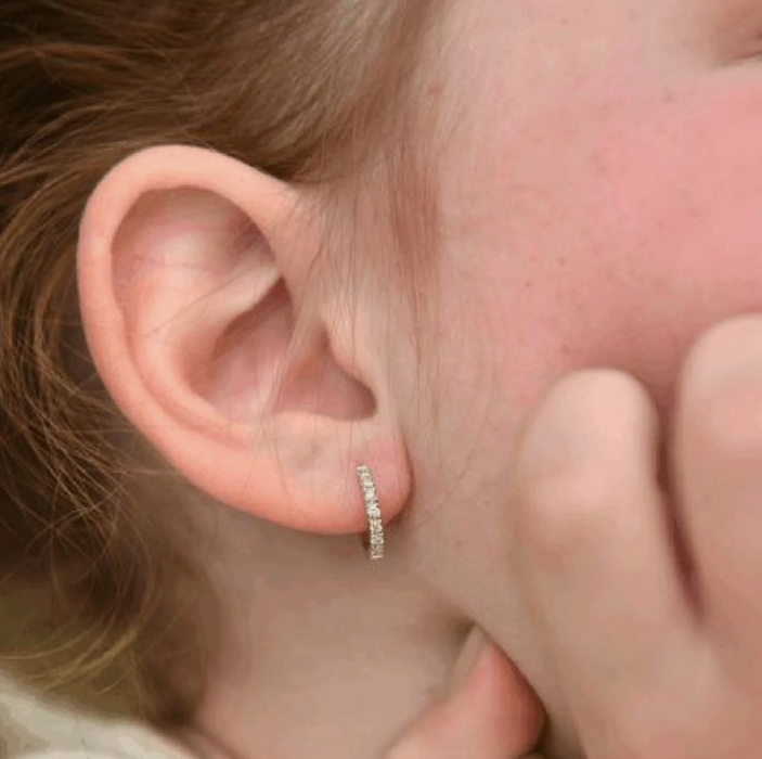aretes mini huggie circonia 1 – plata 925