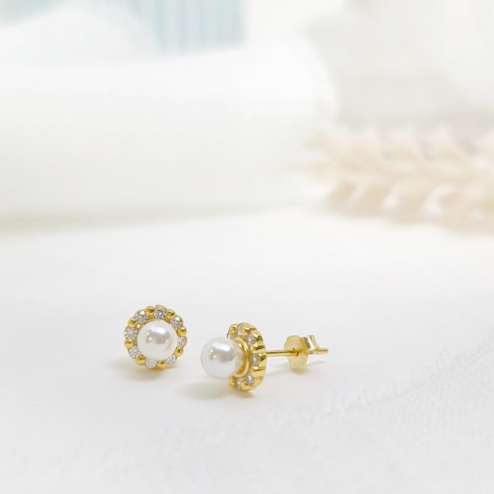 aretes perla circonia 1 – plata 925