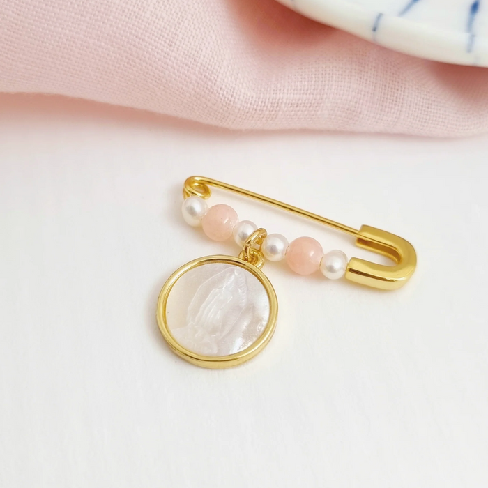 baby pin 925 personalizable - guadalupe nacar redonda -WS-