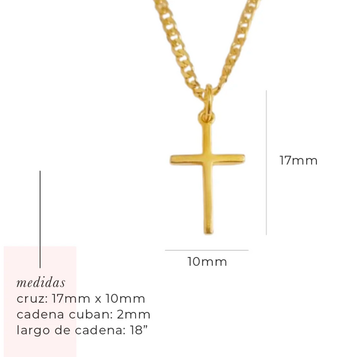 collar de cruz  1 – plata 925 -WS-