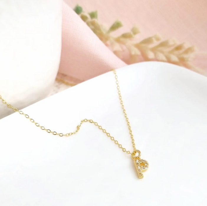 collar inicial personalizado - plata 925