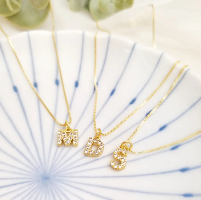 collar inicial personalizado - plata 925