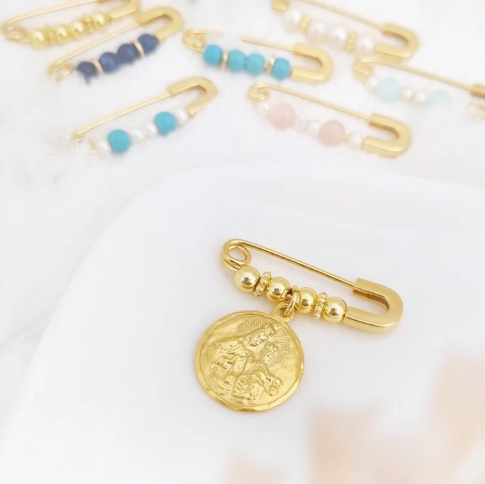 baby pin 925 personalizable - virgen del carmen -WS-