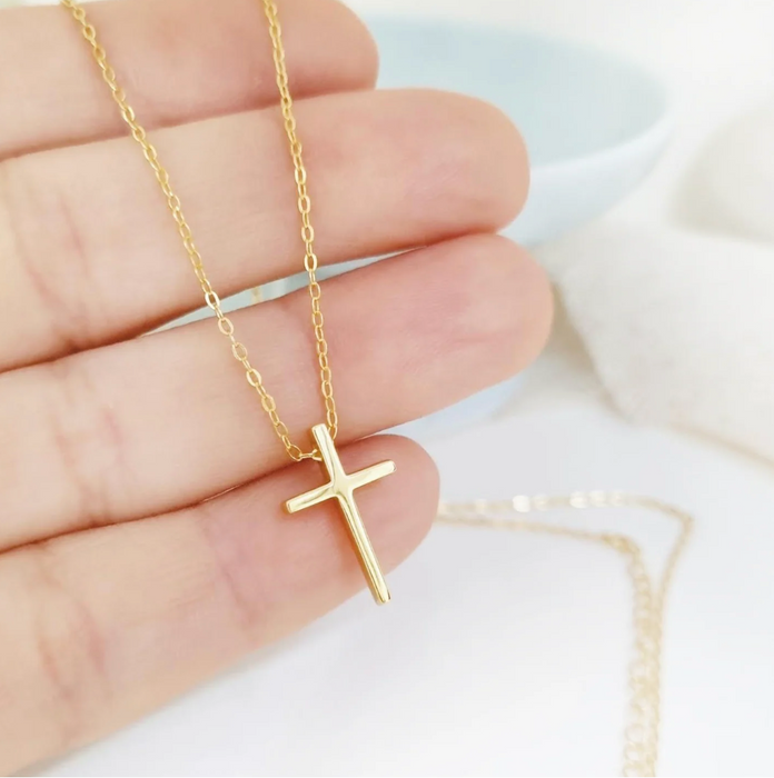 collar de cruz  2 – plata 925 -WS-