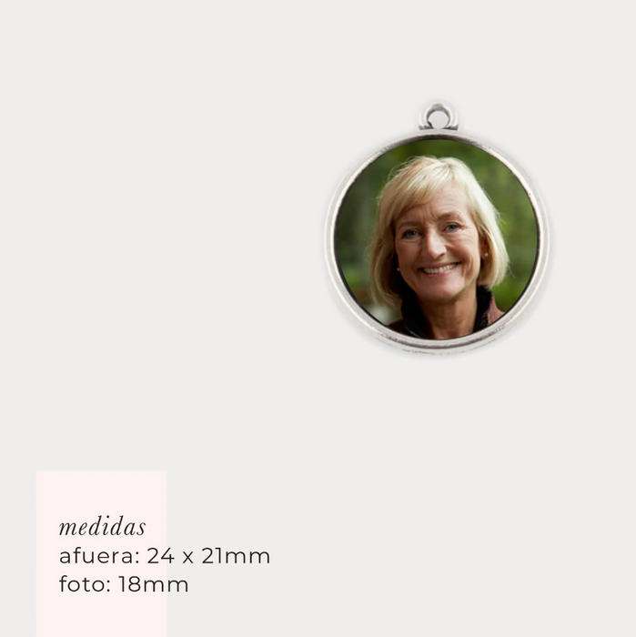 medallón de foto 10 (21x21mm) desde $32