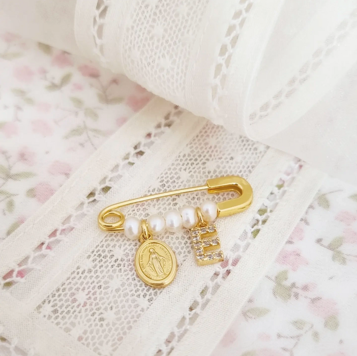 Baby pin 925 personalizable - 2 dijes
