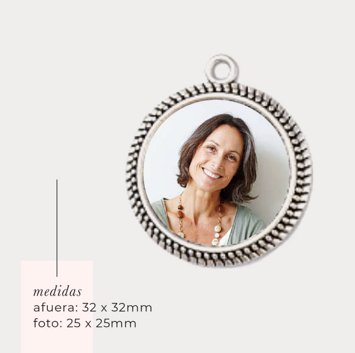 medallón de foto 6 (32x32mm)