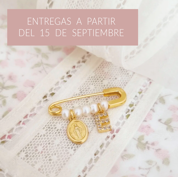 Baby pin 925 personalizable - 2 dijes
