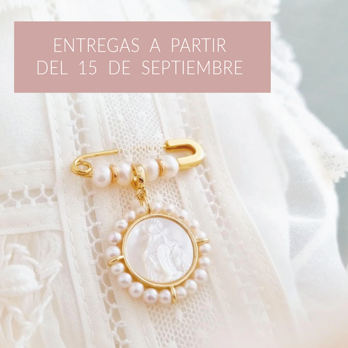 baby pin 925 - glory redondo - milagrosa - perlas