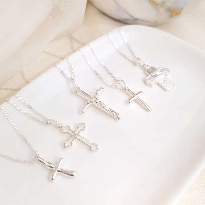 The silver cross 1 necklace 925