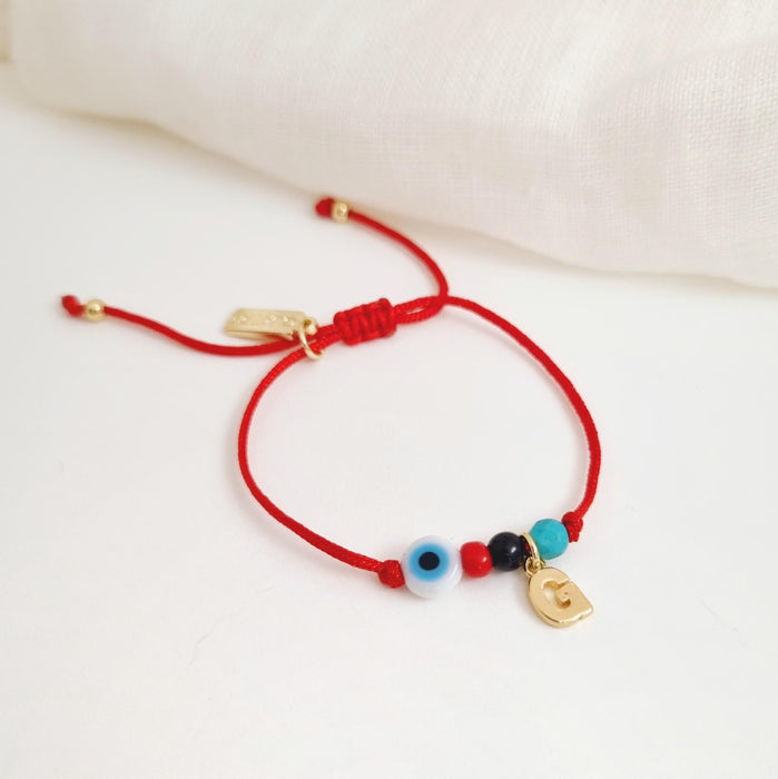 RED VIBES bracelet 1 - escoge la inicial