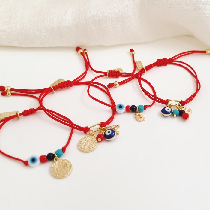 RED VIBES bracelet 1 - escoge la inicial